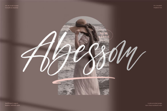 Abessom: The Laid-Back Script Font for Modern Web Design