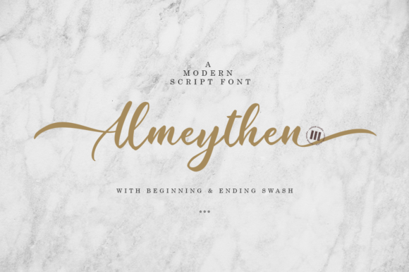 Almeythen: The Elegant Script Font for Handmade Brands