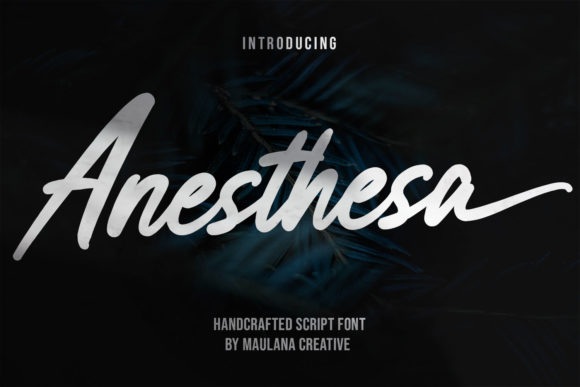 Anesthesa: A Premium Script Font for Business Branding