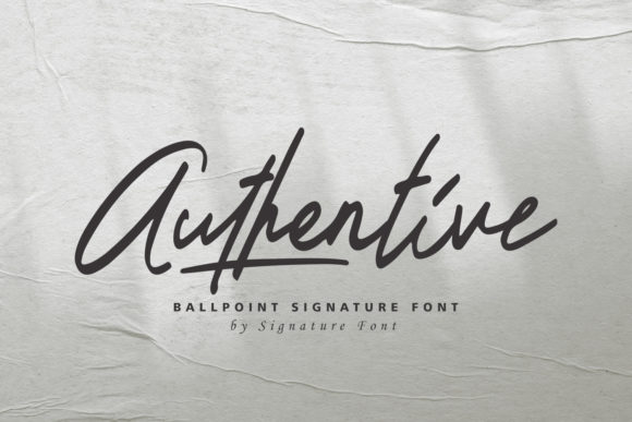 Authentive: A Refined Script Font for Modern Branding