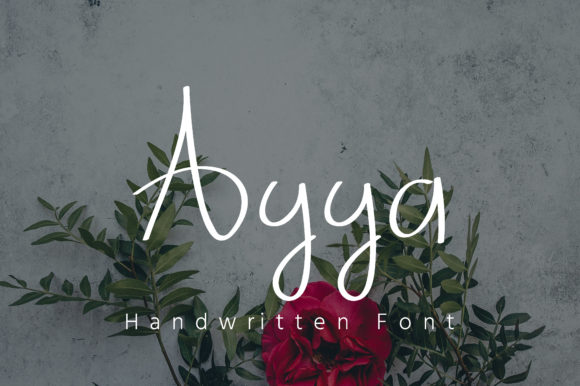 Ayya: A Romantic Script Font for Editorial Design