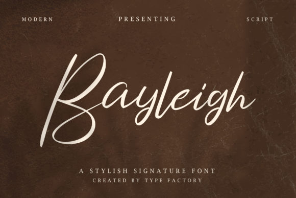 Bayleigh: An Elegant Script Font for Modern Branding