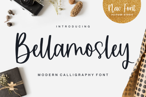 Bellamosley Font for Creative Campaigns
