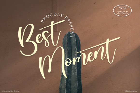 Best Moment: The Elegant Script Font for Small Business Branding