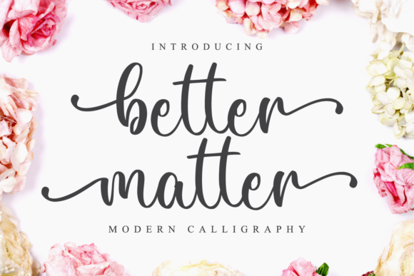 Better Matter Font Review: A Dazzling Script for Designers