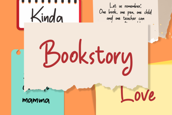 Bookstory: A Delicate Script Font for Elegant Campaigns