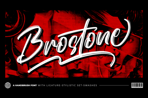 Brostone Font: The Brushed Script for Campaign Clarity