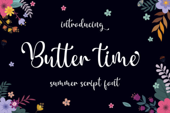 Butter Time: The Perfect Script Font for Handmade Brands
