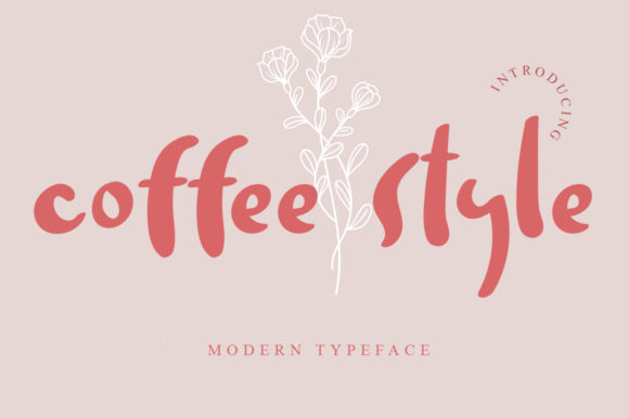 Coffee Style Font: Elevating Brand Identity with Script Handwritten Elegance