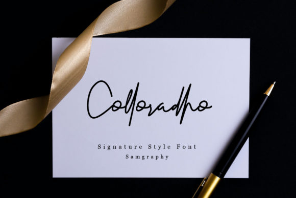 Colloradho: The Elegant Script Font for Handmade Brands