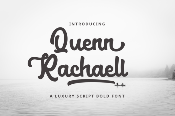 Designing Vintage Elegance with Quenn Rachaell Typeface