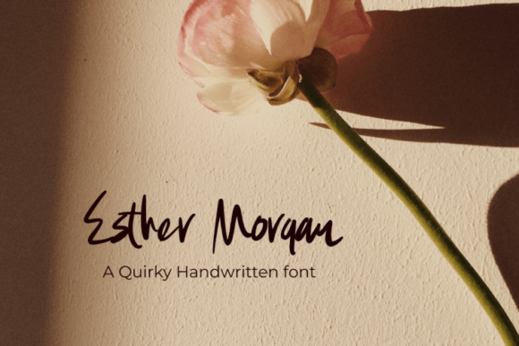 Elevate Brand Visuals with Esther Morgan Script Font