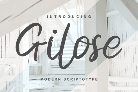 Elevate Editorial Design with Gilose Script Font