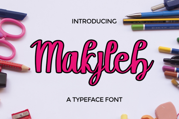 Elevate Editorial Design with the Makjleb Script Typeface