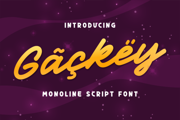 Gackey Font for Creative Brands