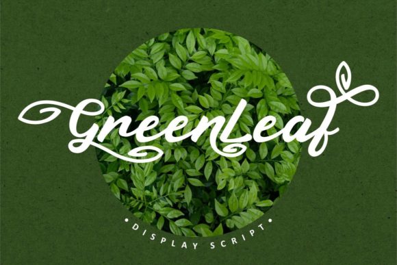 Green Leaf: A Handwritten Font for Authentic Branding