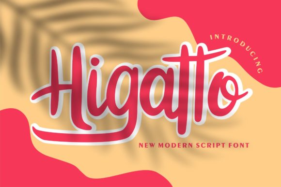 Higatto Font: Playful Script for Creative Projects