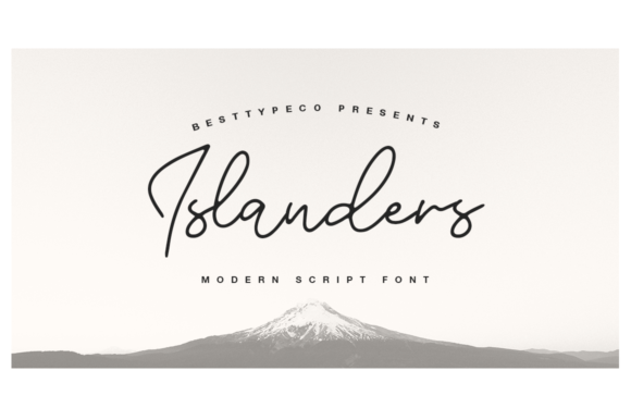 Islanders: A Magical Script Font for Handmade Brands