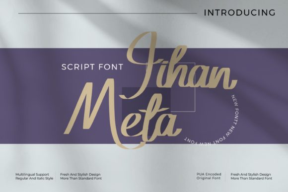 Jihan Meta: The Playful Script Font for Campaigns