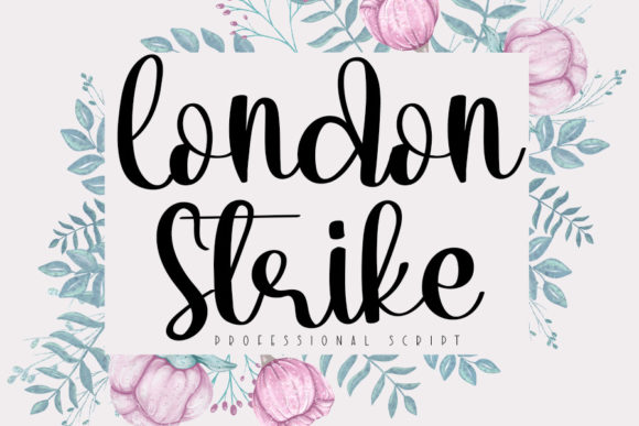 London Strike Font for Editorial Design