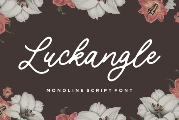 Luckangle: A Script Font for Elegant Web Design