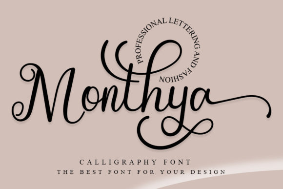 Monthya: The Handwritten Font for Romantic Campaigns