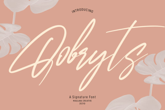 Qobryts Font: Elevating Web Design with Elegant Script