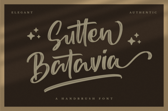 Sutten Batavia: The Ultimate Vintage Script for Modern Branding