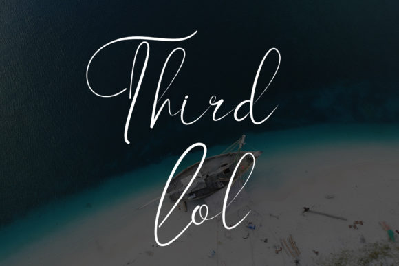 Third Lol: A Playful Script Font for Handmade Brands